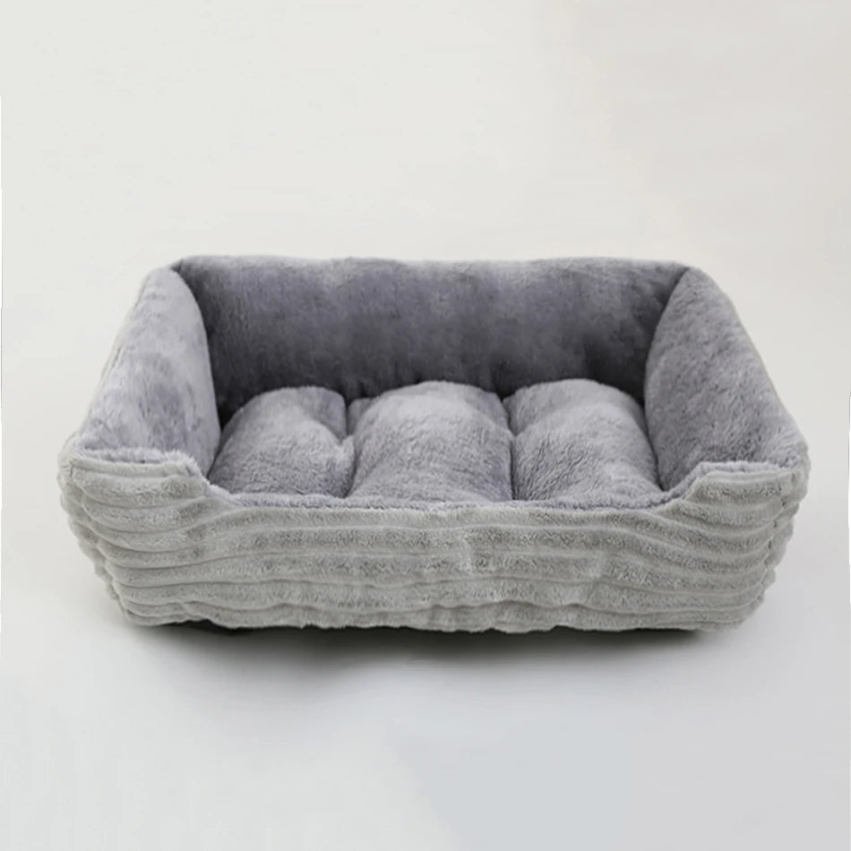 Square Pet Plush Bed