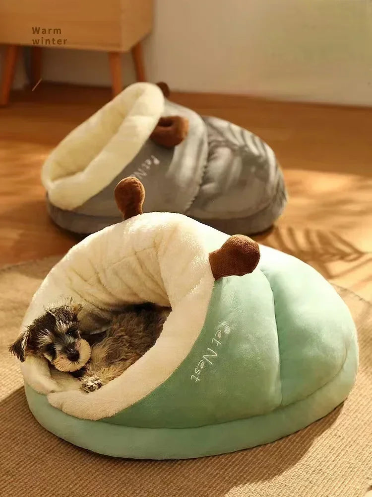 Cozy Plush Pet Sleeping Nest