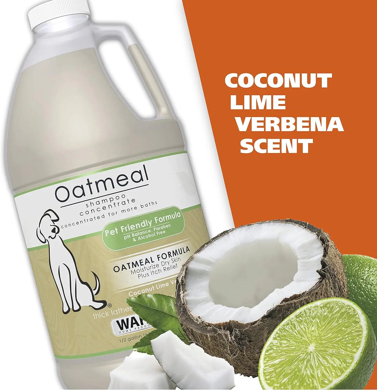 64 oz Dry Skin & Itch Relief Dog Shampoo Concentrate