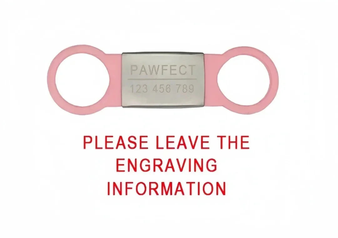 Custom Laser Engraved Pet ID Collar Charm