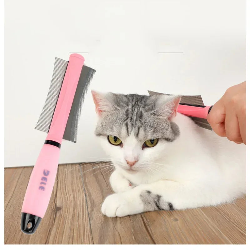 Double-Sided Easy Deshedding Pet Hair Comb