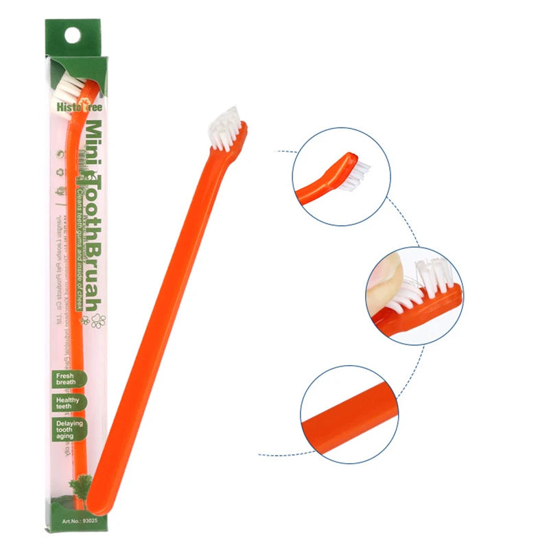 Vet Recommended Micro-Head Pet Teeth Cleaning Toothbrush