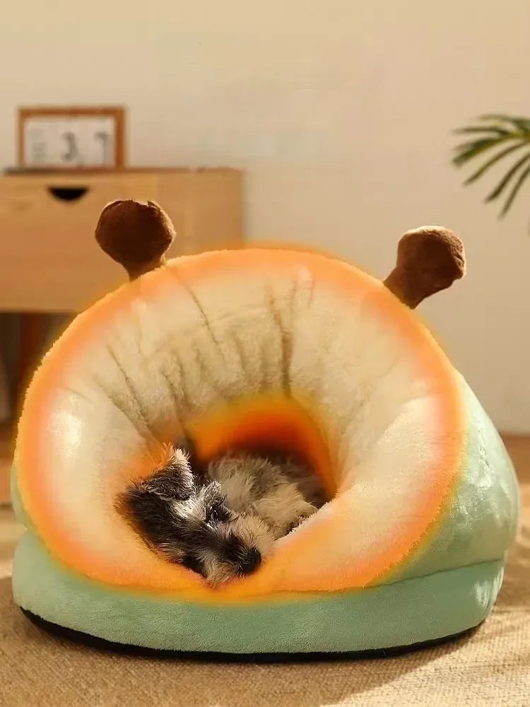 Cozy Plush Pet Sleeping Nest