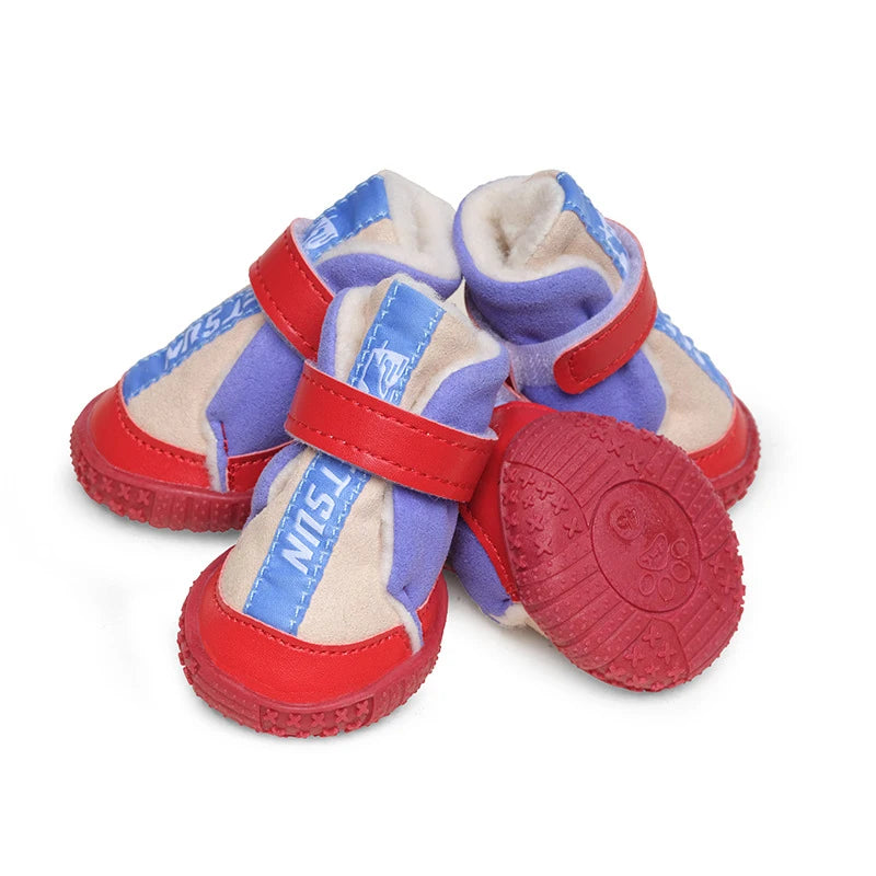 Small Dog Anti-Slip Winter Shoes