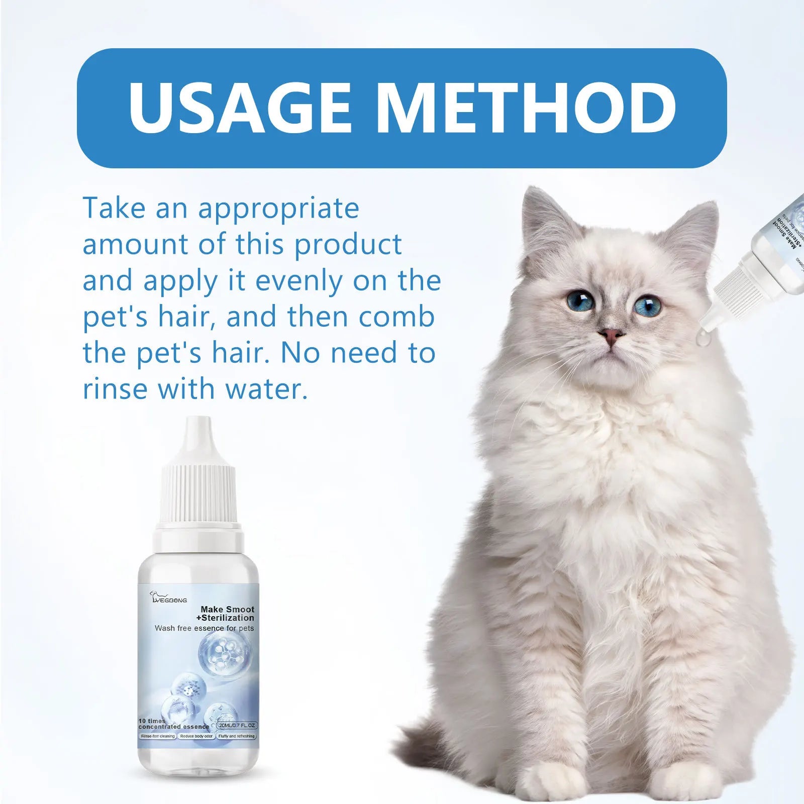 Rinse-Free Deodorizing Pet Essence Body Wash