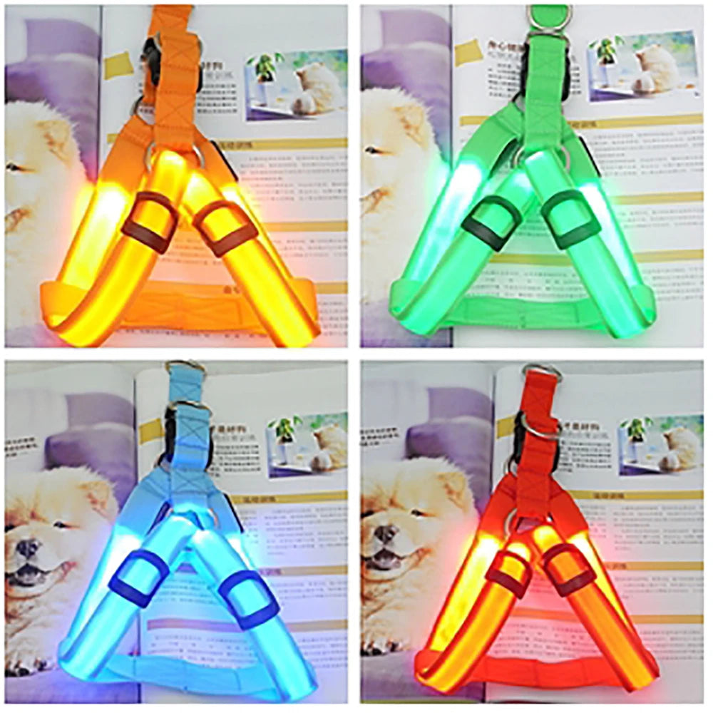 Luminous LED Dog Safety Harness