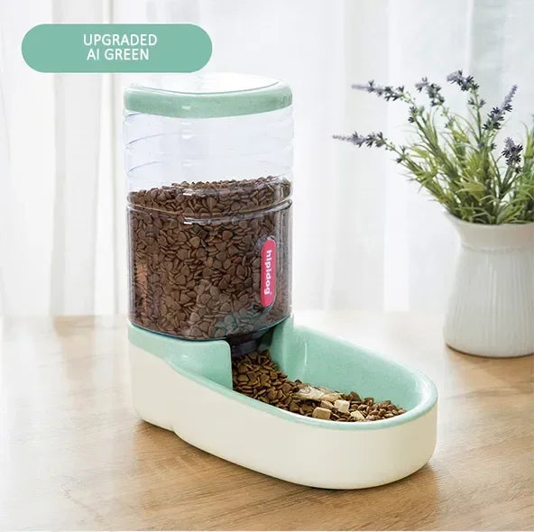 Large Capacity Automatic Gravity Pet Food  & Water Dispensers
