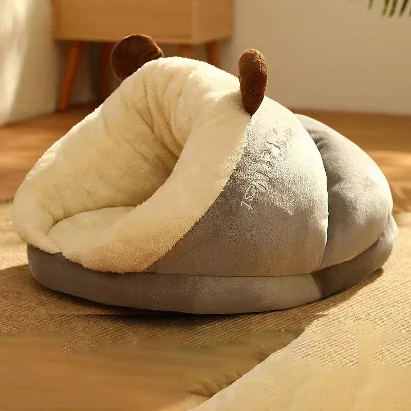 Cozy Plush Pet Sleeping Nest