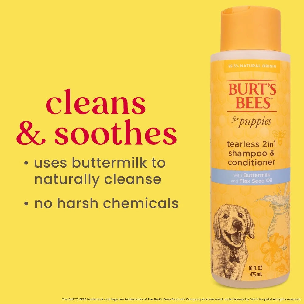 Natural Tearless 2-in-1 Dog Shampoo & Conditioner