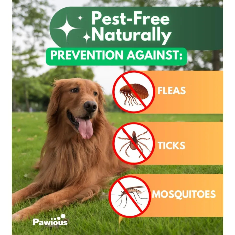 Natural Dog Flea & Tick Control Supplement