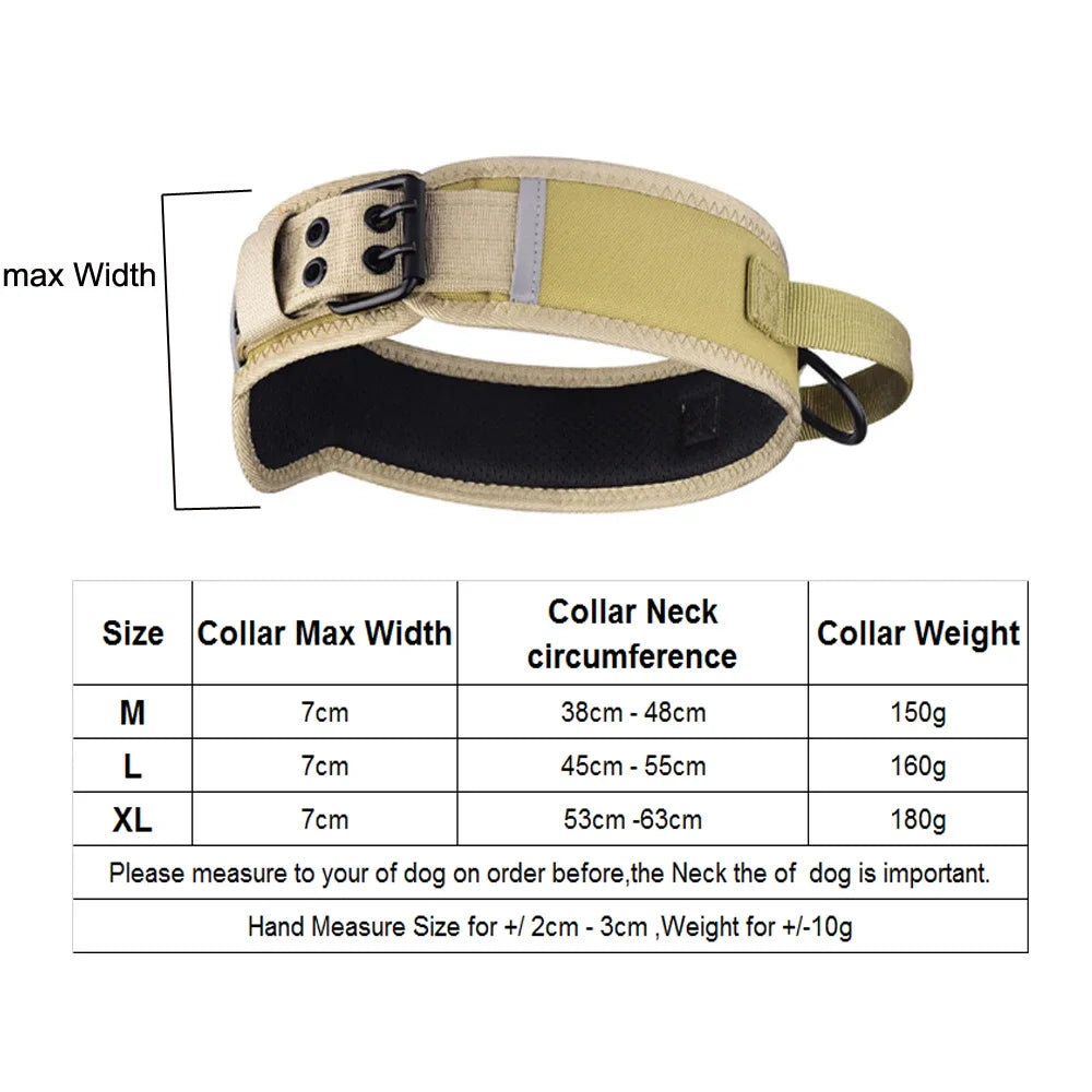 Heavy Duty Tactical Dog Collar