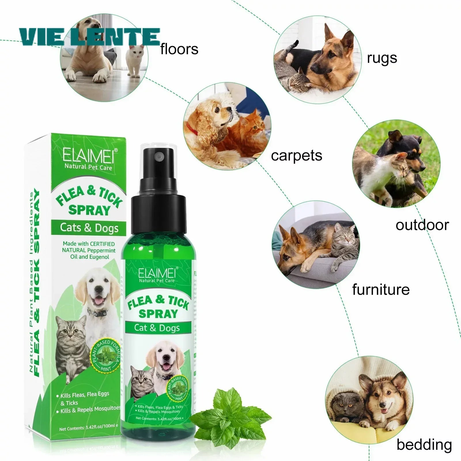 Natural Pet Care Topical Flea & Tick Spray