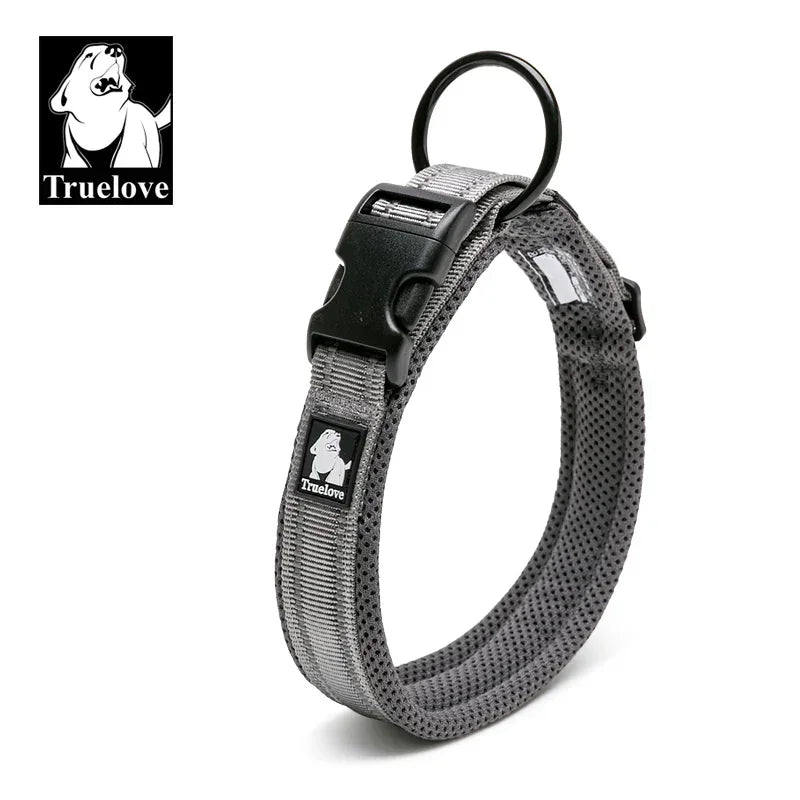 Heavy Duty Mesh-Padded 3M Reflective Dog Collar