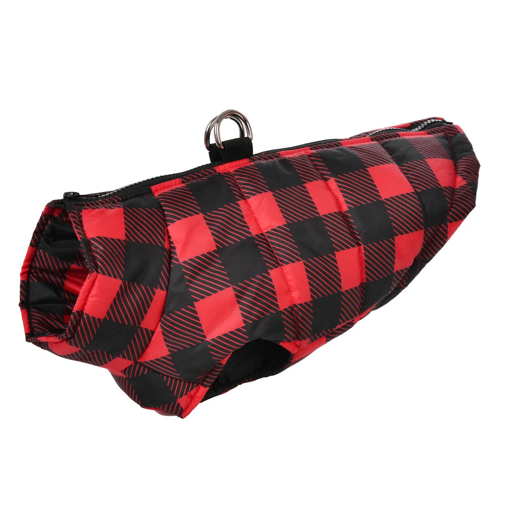 Printed Waterproof Warm Dog Coat