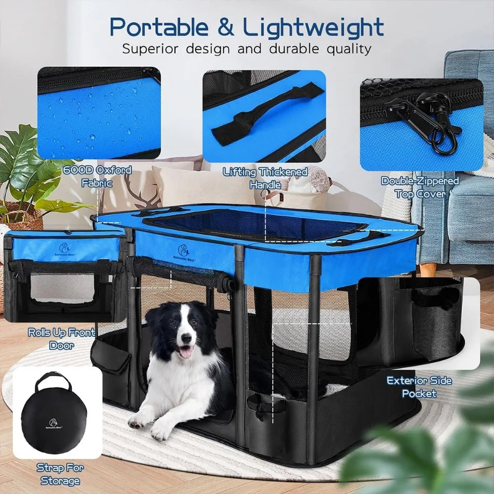 Portable Water-Resistant Pet Playpen