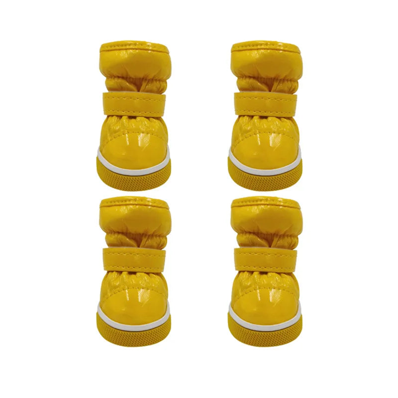 Small Pet Waterproof Warm Fleece Winter Snow Boots