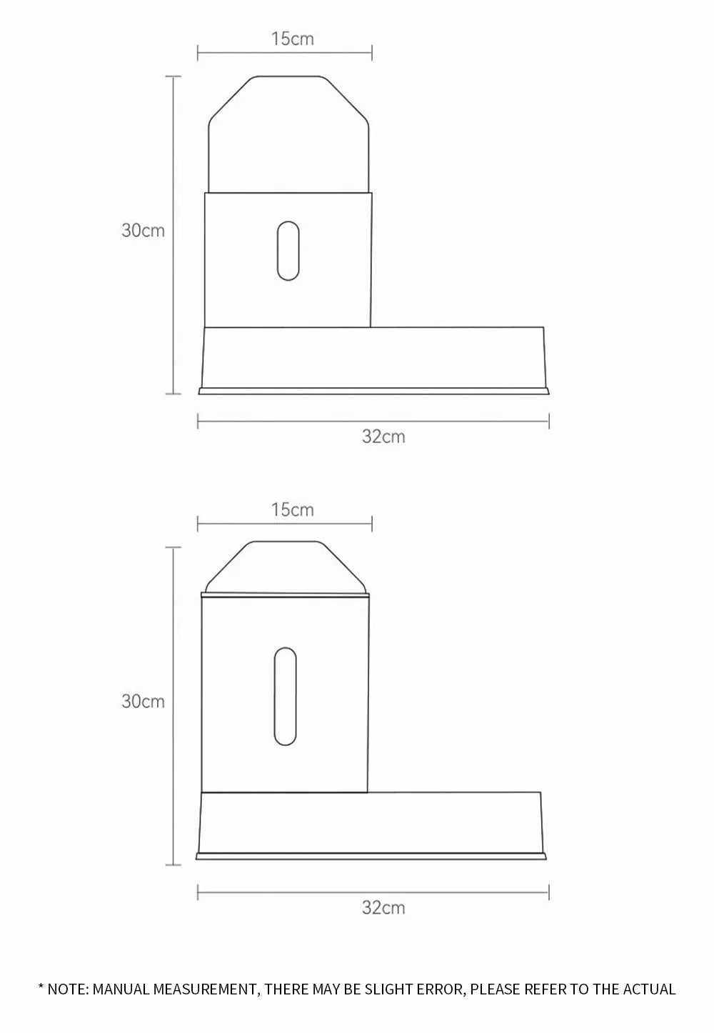 Fat House Style Automatic Pet Food & Water Dispensers