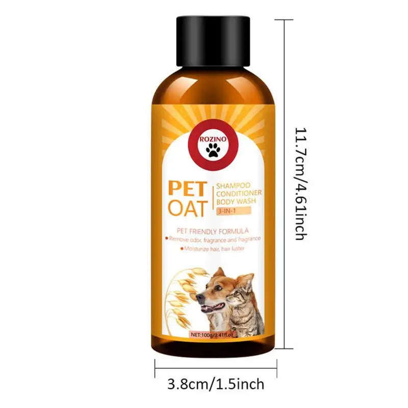 Pet Oat 3-in-1 Dry Skin Relief Shampoo-Conditioner-Body Wash