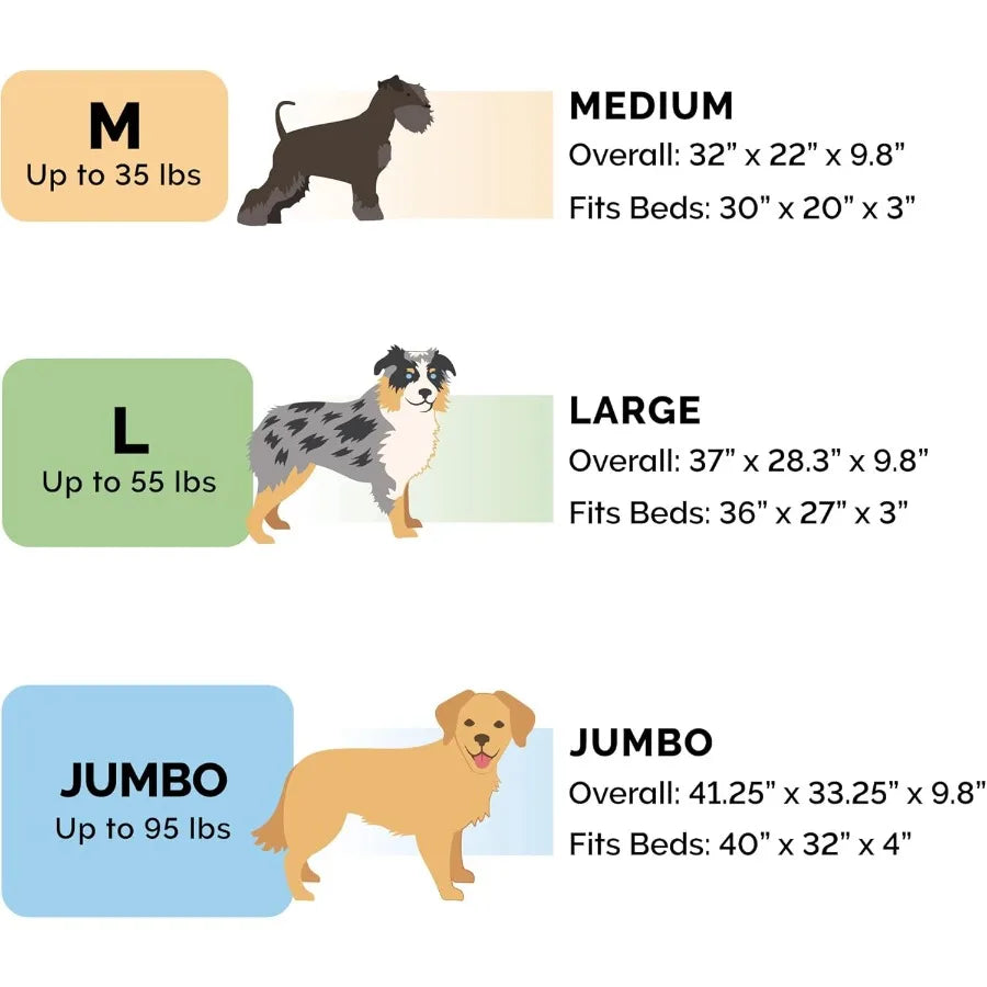 Durable Mid-Century Modern Elevated Dog Bed Frame