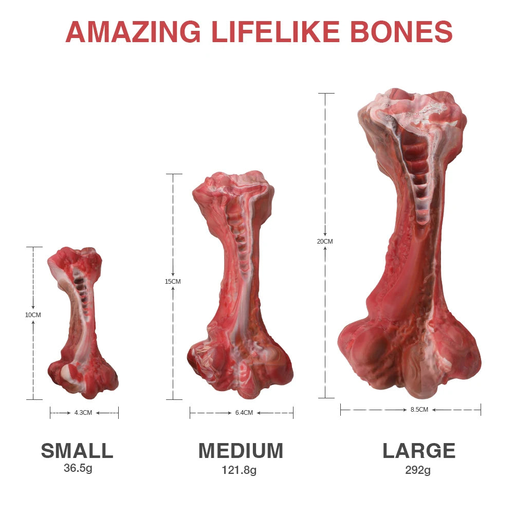 Tough Bone-Shaped Dog Toy For Aggressive Chewers