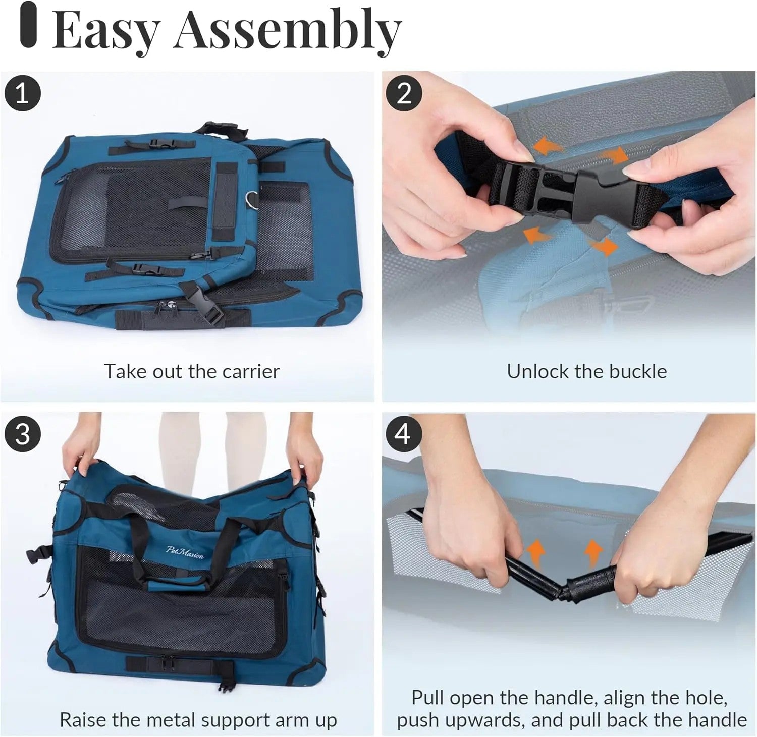 Safe & Comfy Extra Large Capacity Portable Pet Carrier