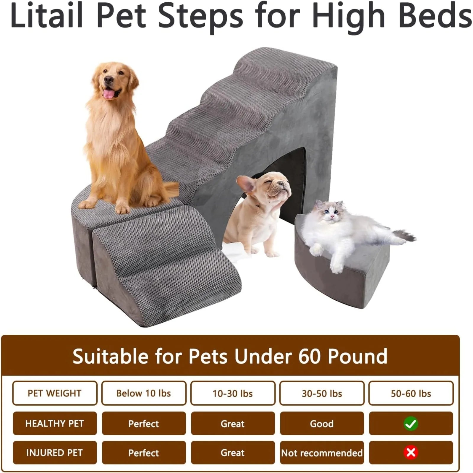 Special Design Versatile Pet Stairs