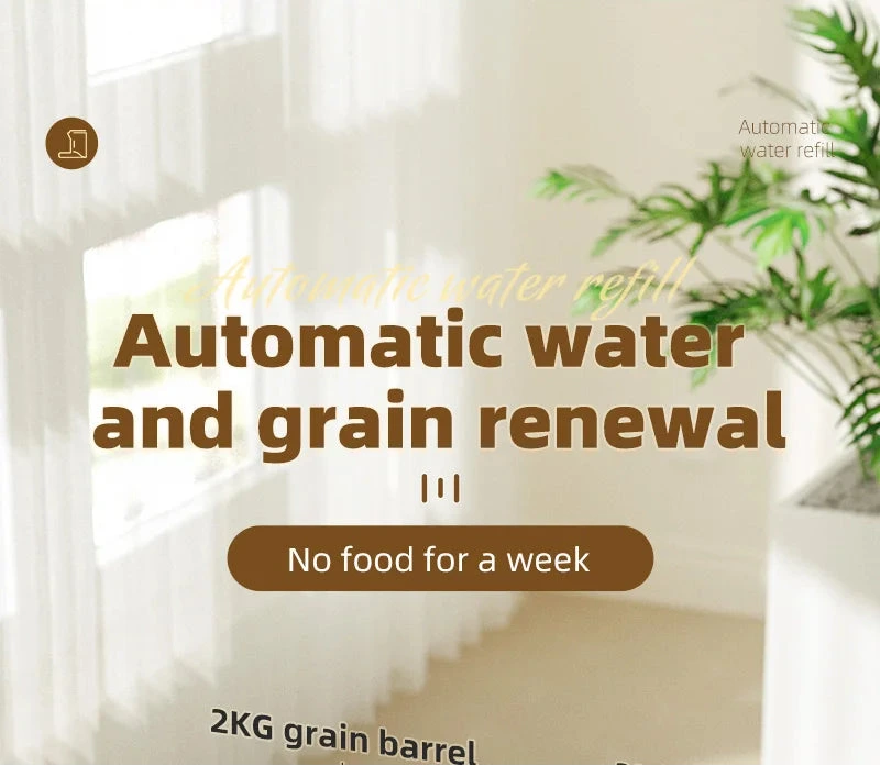 Automatic Gravity Pet Feeder & Water Dispenser