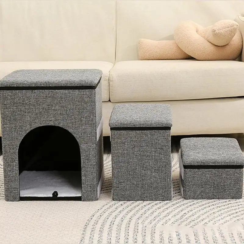 Anti-Slip Pet Bed Climbing Stairs