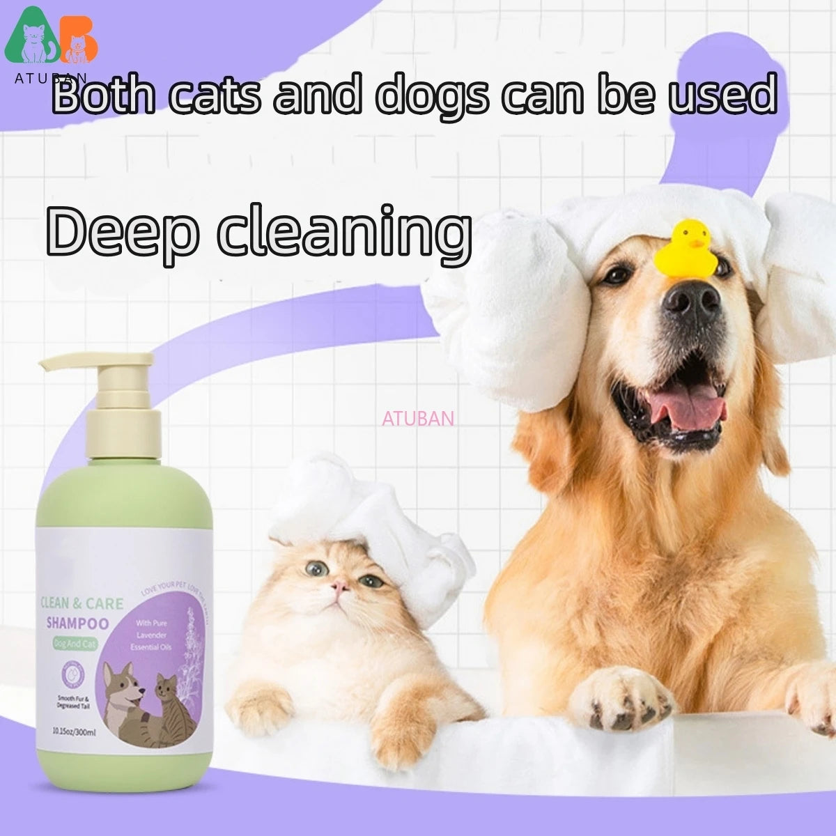 Royal Lavender Clean & Care Hypoallergenic Pet Shampoo