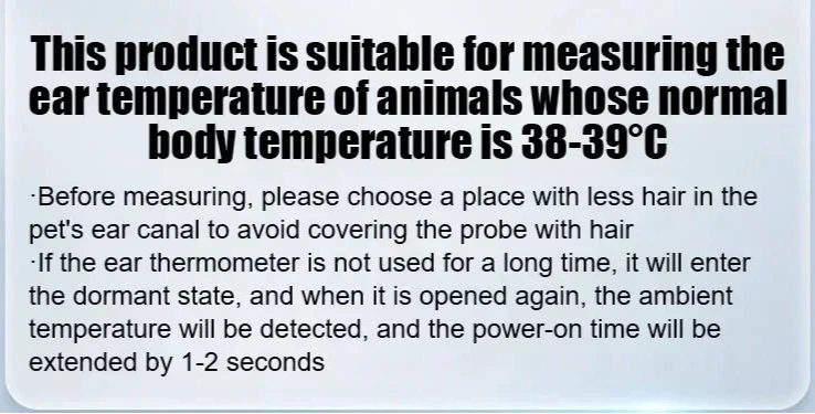 Electronic Digital Pet Ear Thermometer