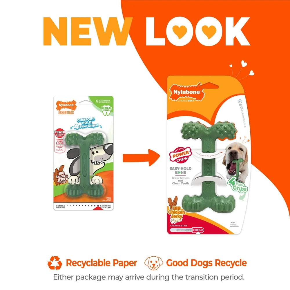 Chicken Flavor Easy-Hold Power Chew Bone Toy