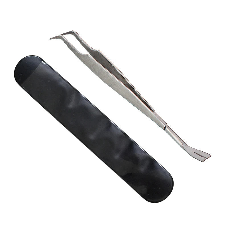 2-in-1 Stainless Steel Tick Removal Tweezers