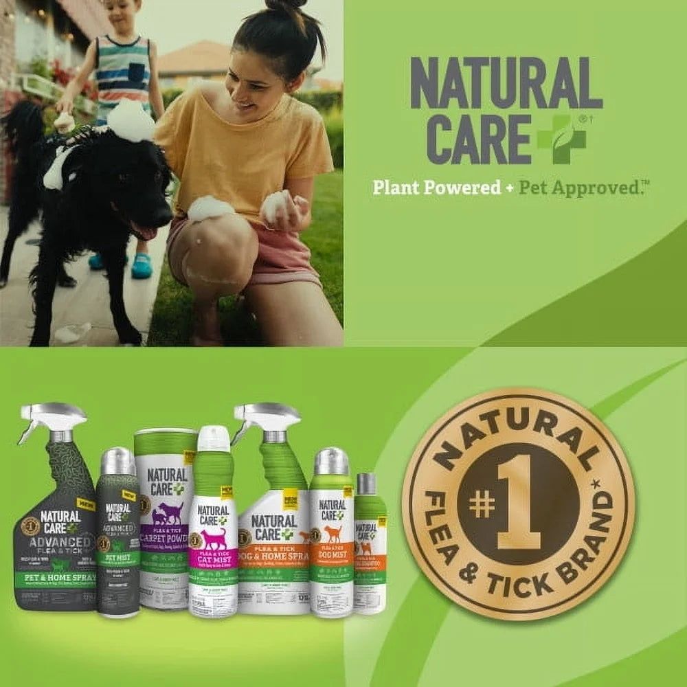 Peppermint Scent Extra Strength Natural Flea & Tick Dog Shampoo