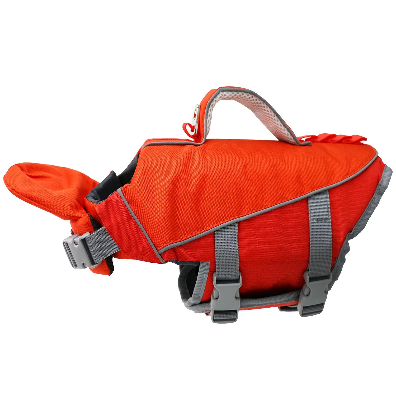 High Visibility Dog Lifesaver Vest w/Detachable Chin Pad