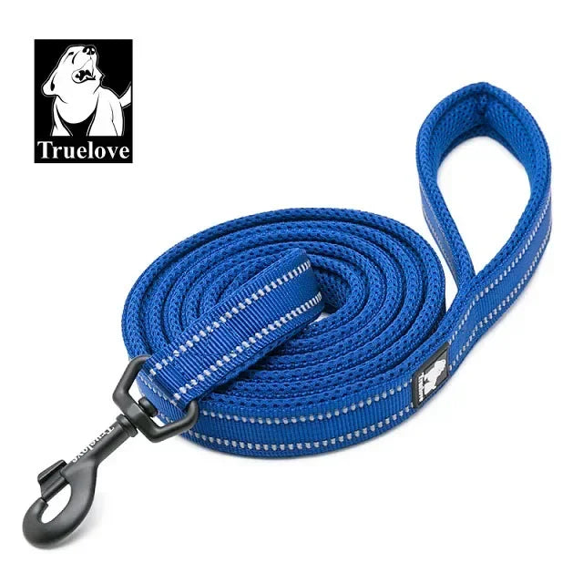 Soft Reflective Nylon Mesh Padded Dog Leash