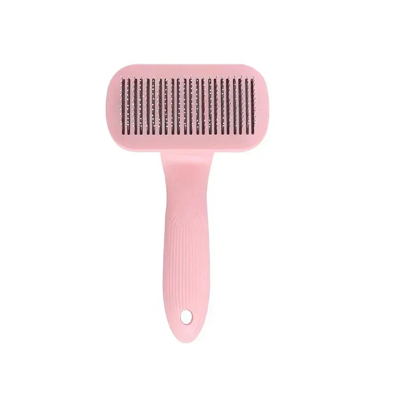Self-Cleaning Pet Grooming Slicker Brush