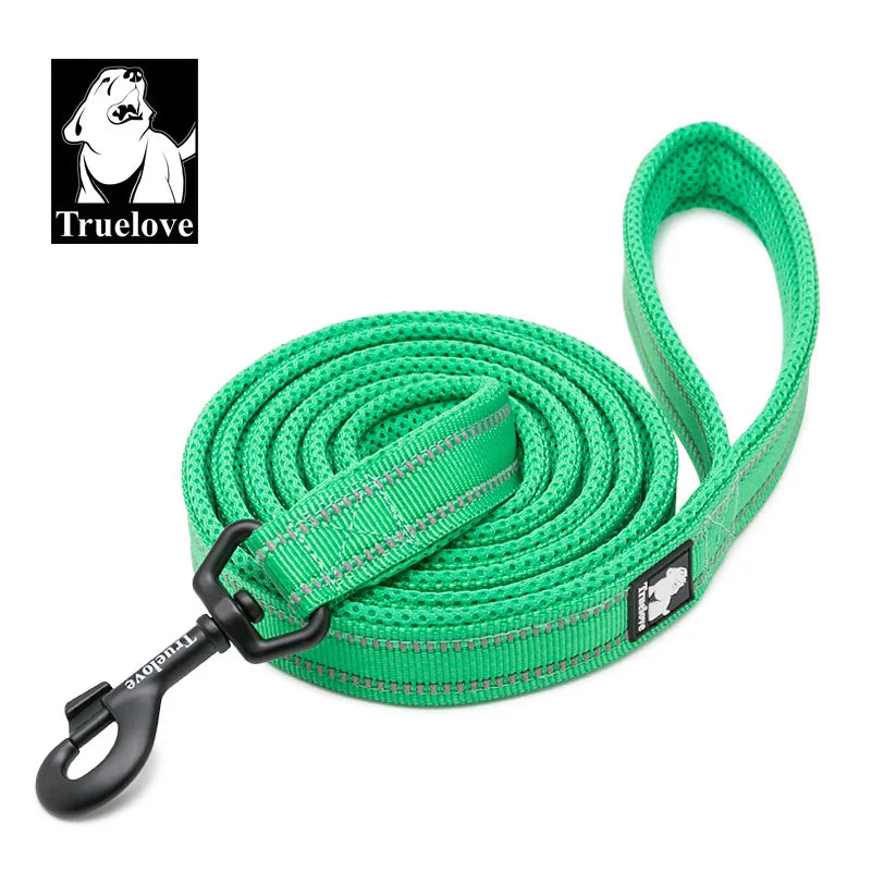 Soft Mesh Nylon Double Thick Reflective Dog Leash