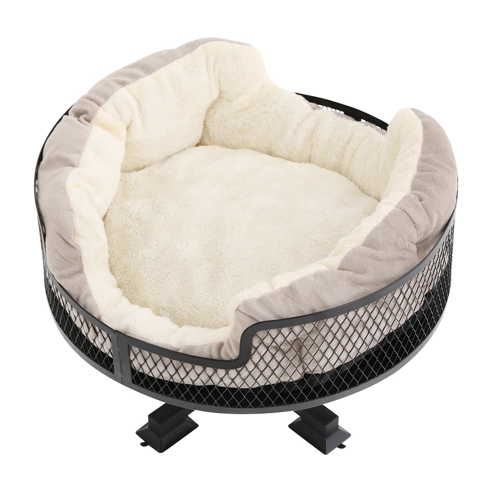 Portable Stainless Steel Elevated Pet Desk Bed