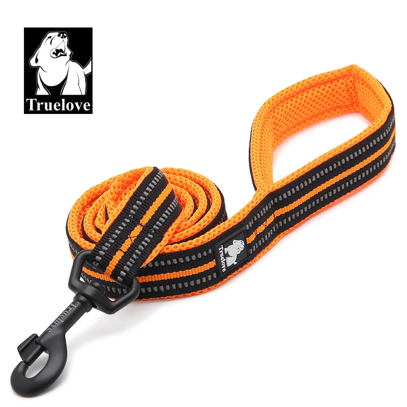 Soft Mesh Nylon Double Thick Reflective Dog Leash