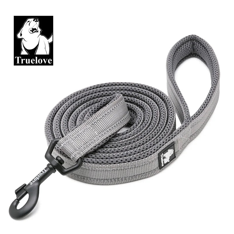 Soft Mesh Nylon Double Thick Reflective Dog Leash