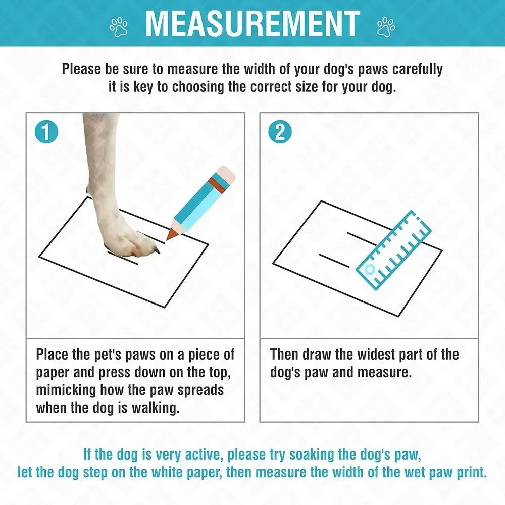 Lightweight Breathable Anti-Skid Mesh Dog Boots