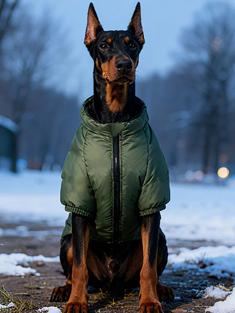 Windproof Cotton-Padded Thermal Pet Coat