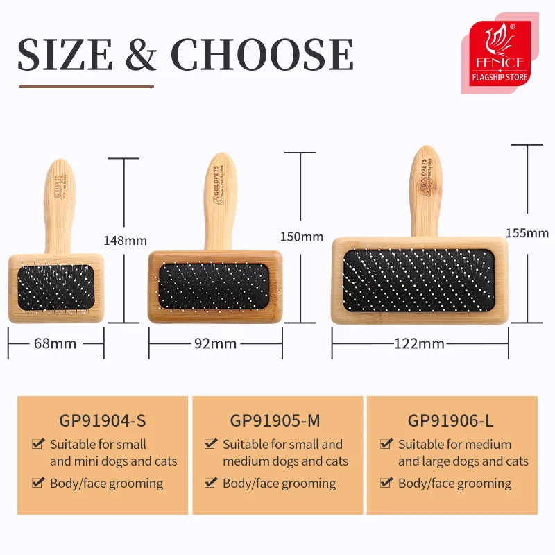 Fenice Professional Pet Needle Comb