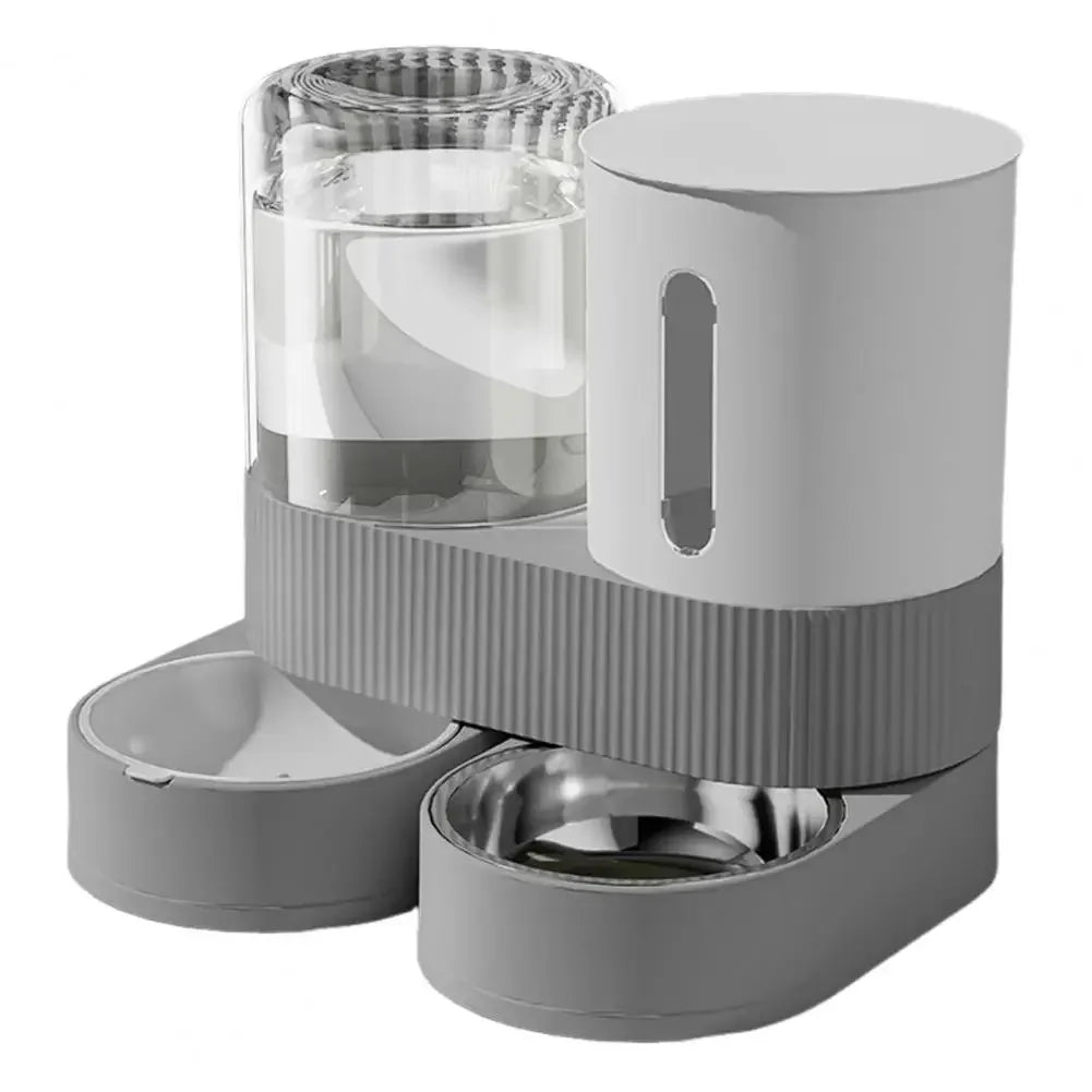 2-in-1 Automatic Pet Feeder & Water Dispenser Set