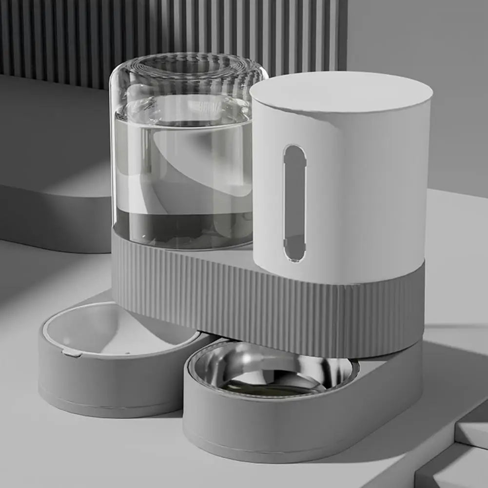 2-in-1 Automatic Pet Feeder & Water Dispenser Set