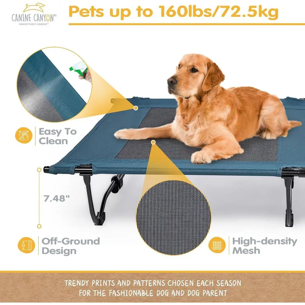 Large Elevated Cooling Bed w/Removable Canopy