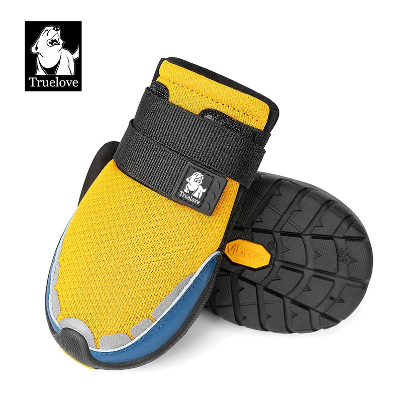 Truelove Explorer Reflective Durable Pet Training Boots w/Golden Vibram Soles