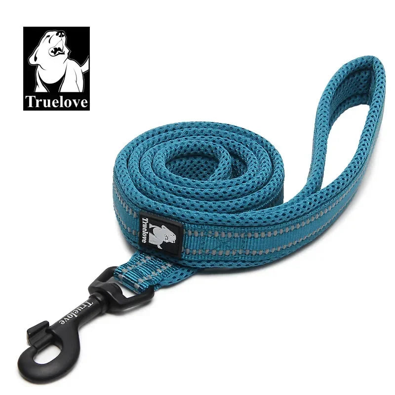 Soft Reflective Nylon Mesh Padded Dog Leash