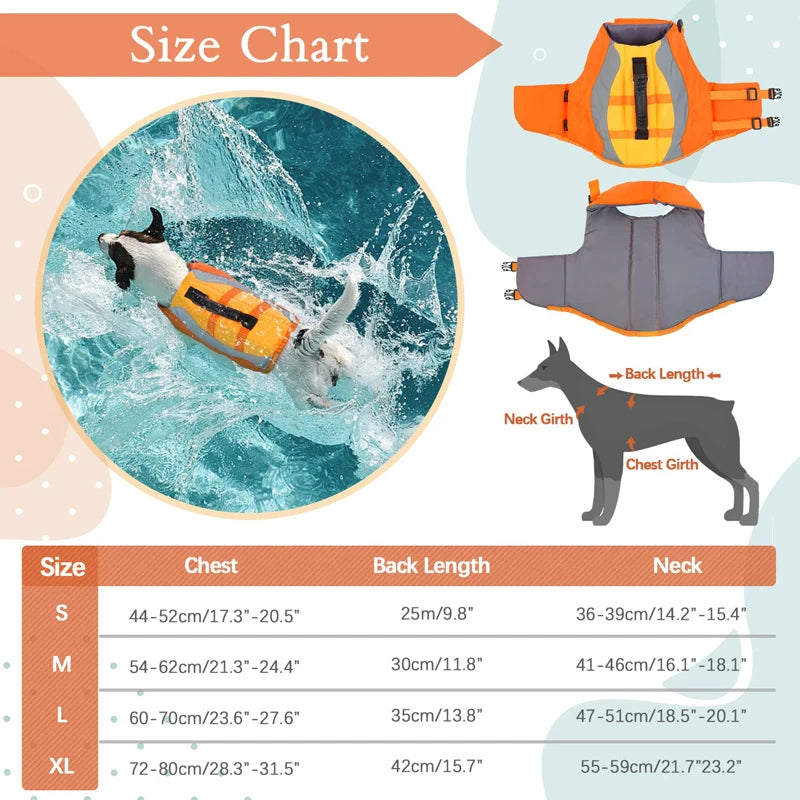 Reflective Pet Lifesaver Vest
