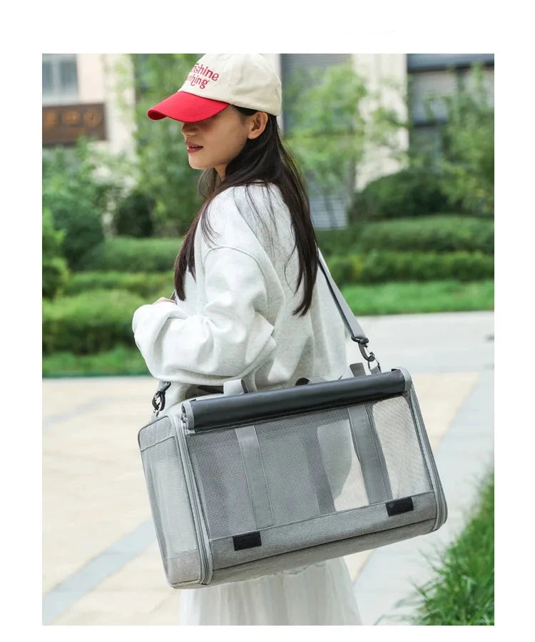 Modern Sleek Shoulder Bag Pet Carrier
